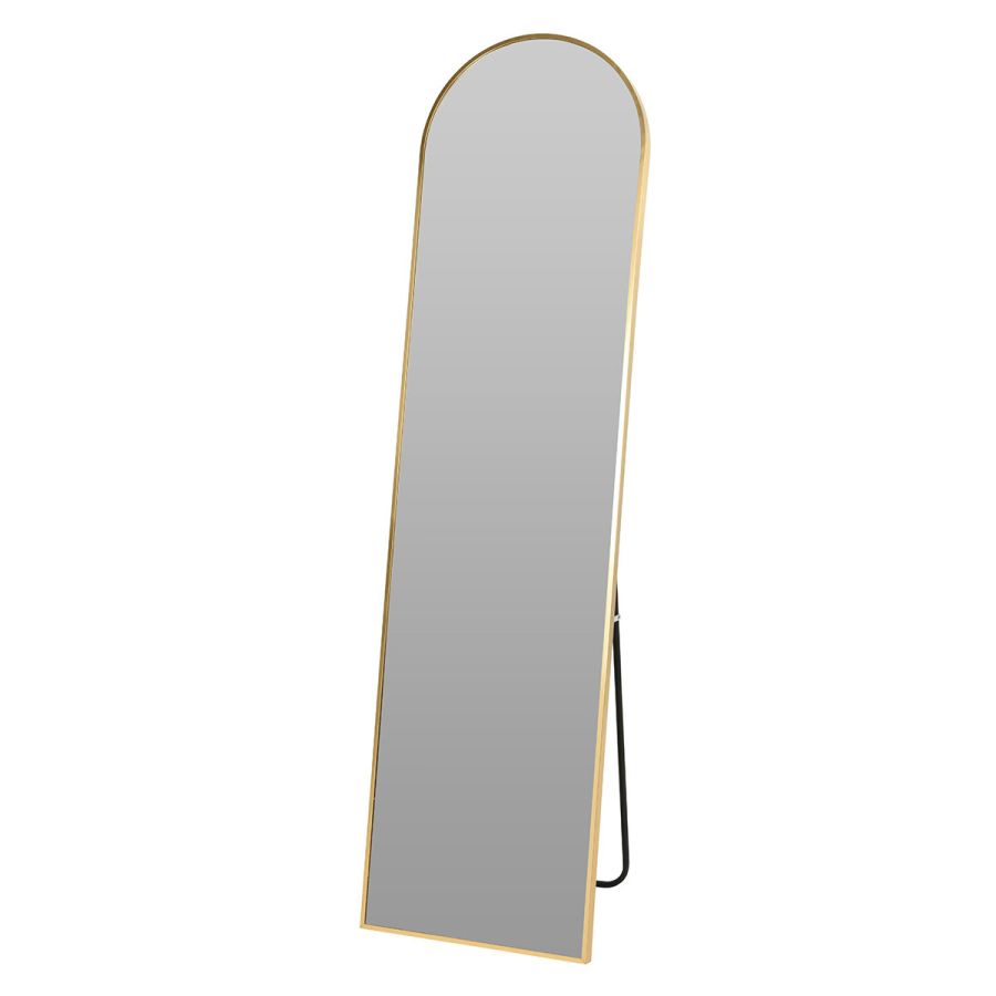 Επιδαπέδιος Καθρέπτης Αλουμινίου 150cm Gold MRShome DF-0041000