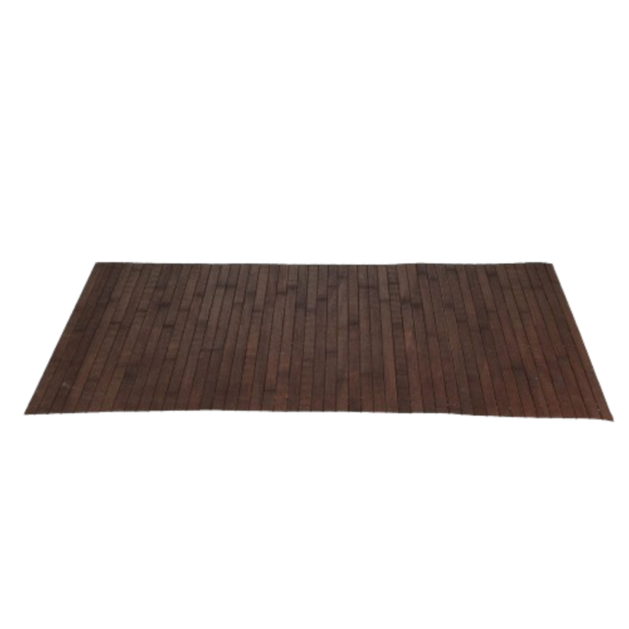 Πατάκι Μπάνιου από Bamboo 50x80cm Dark Brown MRShome  DF-0044003