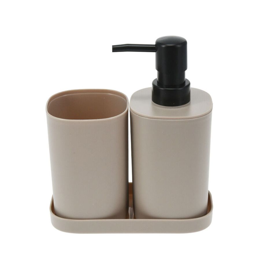 Σετ Μπάνιου από PP 3 Τεμαχίων Brown MRShome  DF-0057003