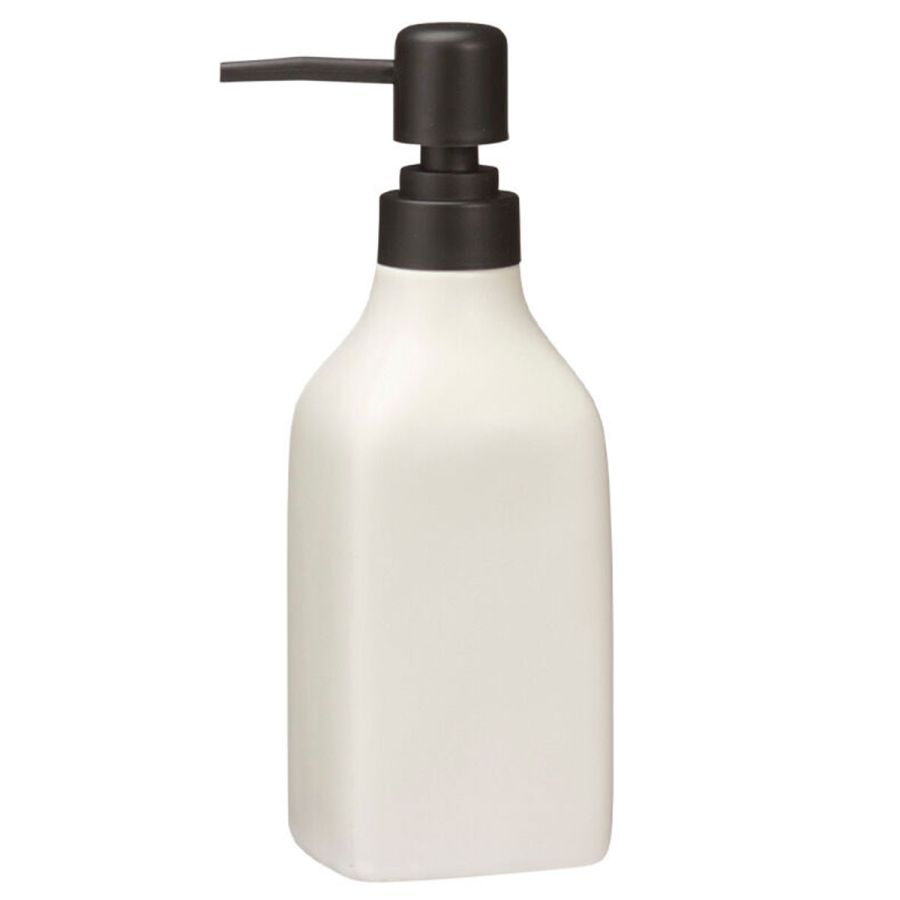Δοχείο Κρεμοσάπουνου Stoneware 350ml 9x6x19.5cm White MRShome  DF-0096001