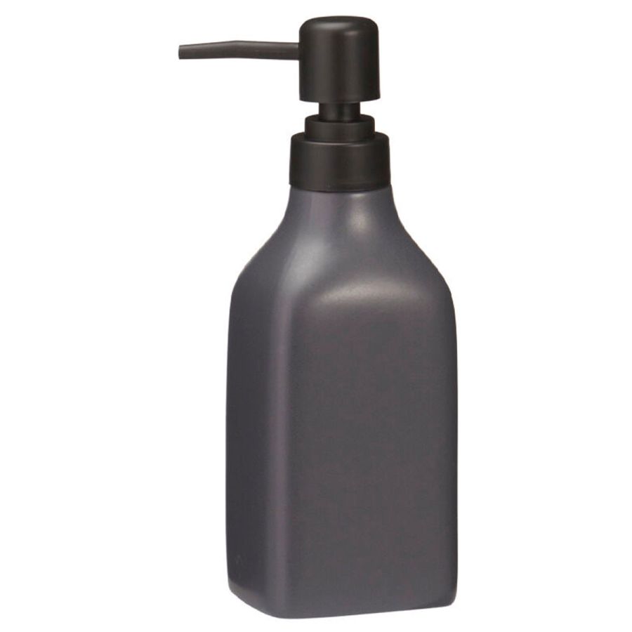 Δοχείο Κρεμοσάπουνου Stoneware 350ml 9x6x19.5cm Black 6U MRShome DF-0096004