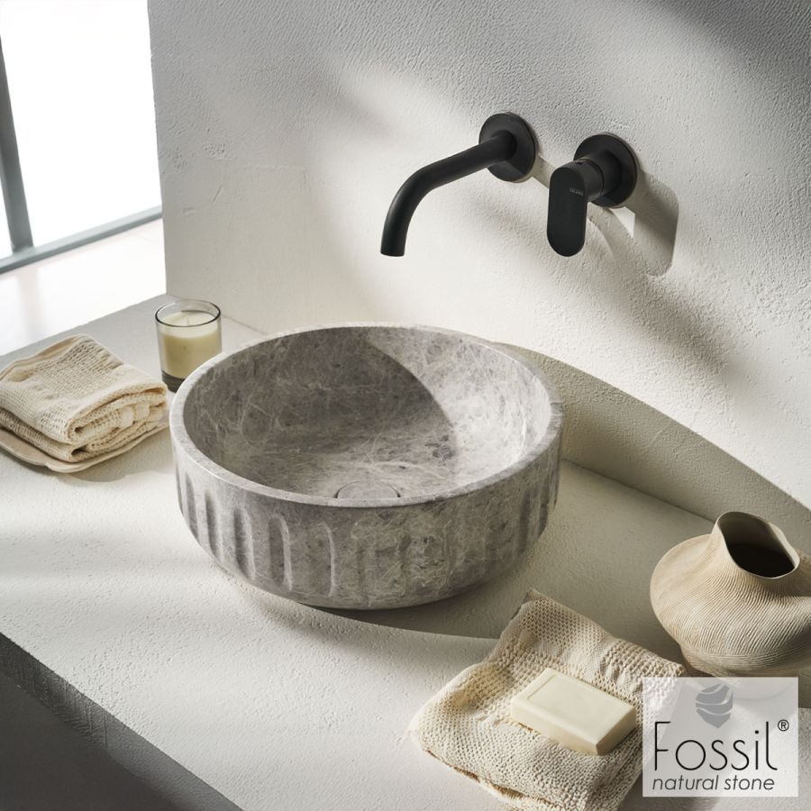 ΝΙΠΤΗΡΑΣ ΜΑΡΜΑΡΙΝΟΣ Φ39 H.14 FOSSIL TUNDRA GREY DF39-423