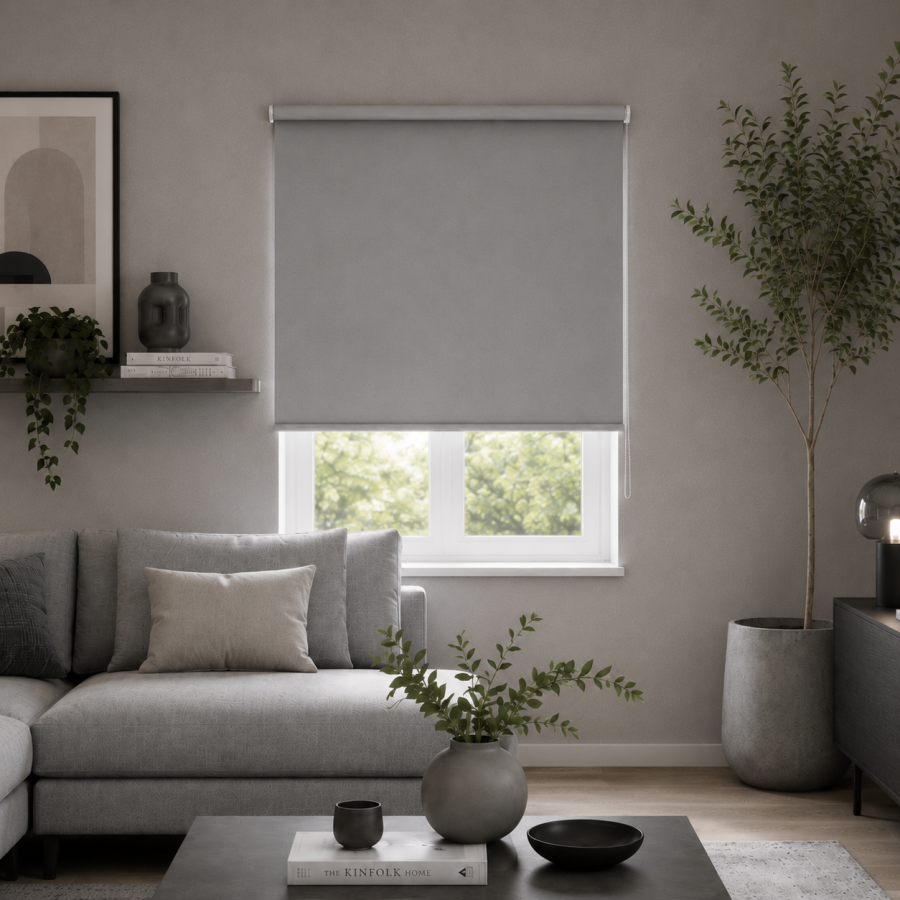 Ρόλερ Μερικής Σκίασης 80x230cm Γκρι MRShome  DRS-GR080230