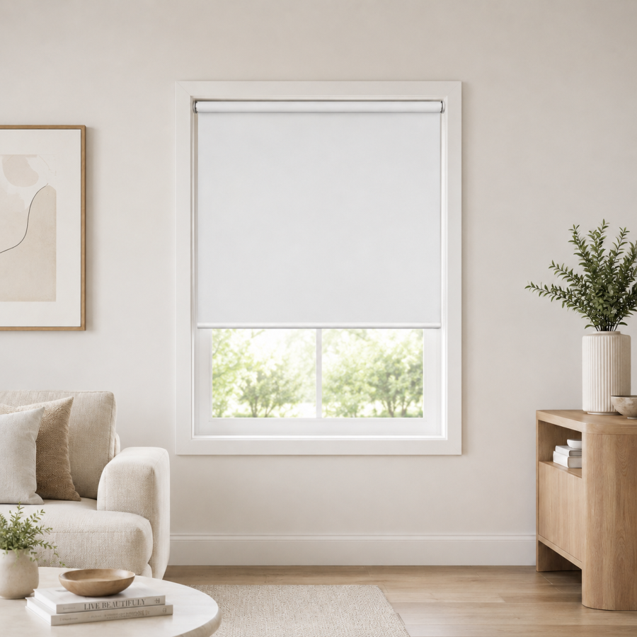 Ρόλερ Μερικής Σκίασης 140x230cm Off-White MRShome  DRS-WH140230