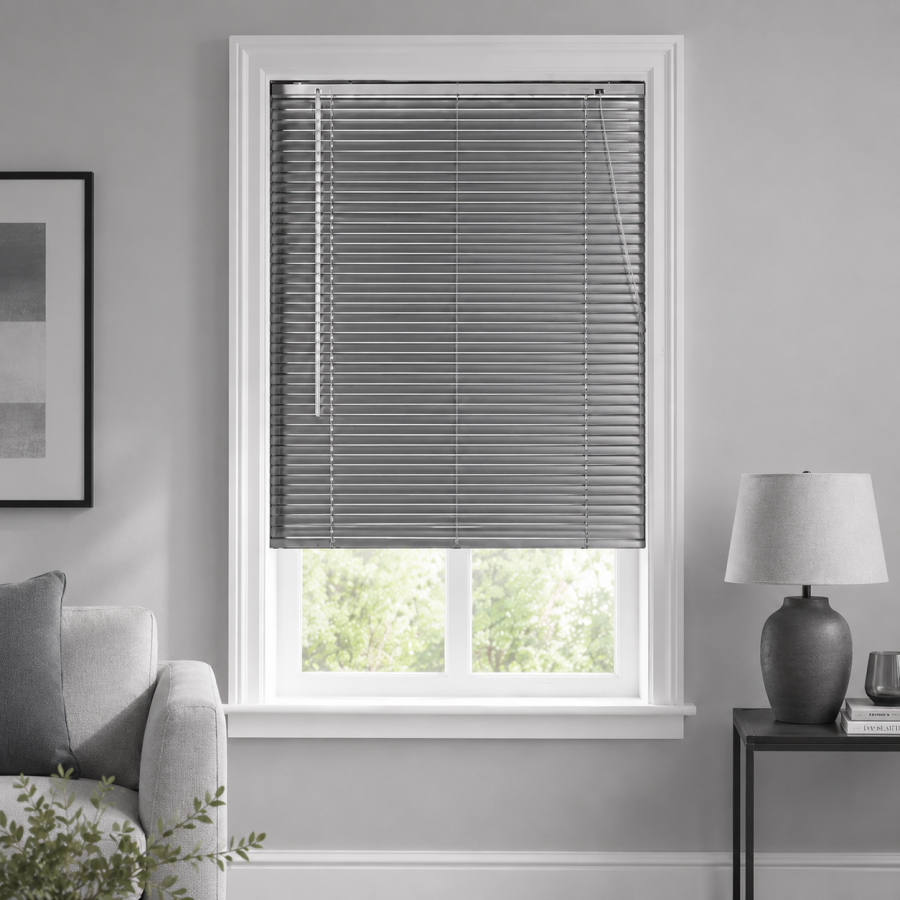 Μεταλλικό Στόρι αλουμινίου 25mm 120x140cm Γκρι MRShome DRV-GR120140