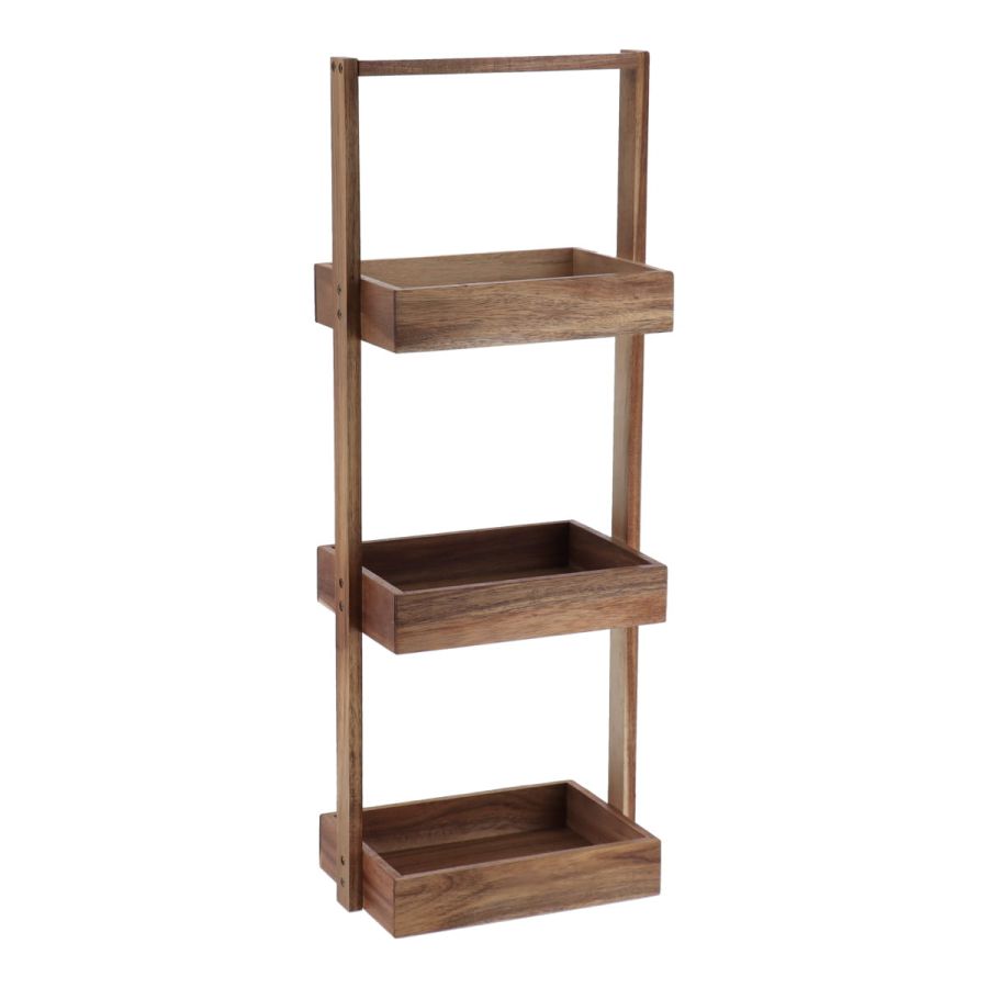 Έπιπλο MDF με 3 Ράφια 26x17x70cm Καφέ MRShome DS-1224000