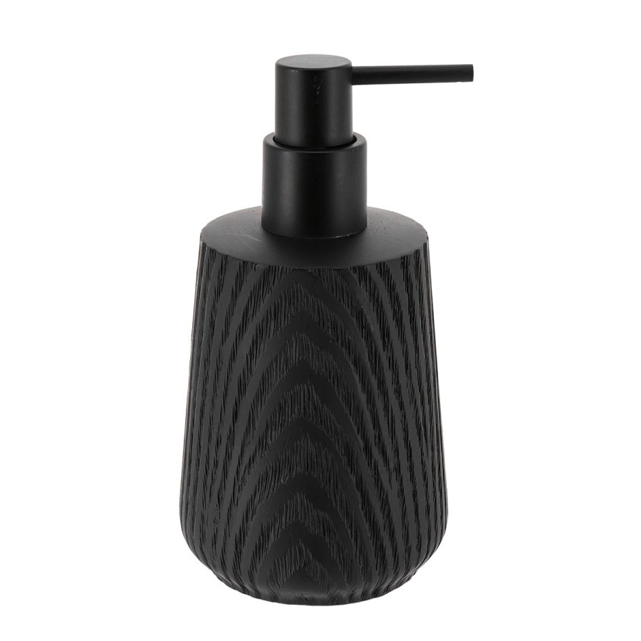 Δοχείο Κρεμοσάπουνου Polyresin Μαύρο MRShome  DS-4663L04