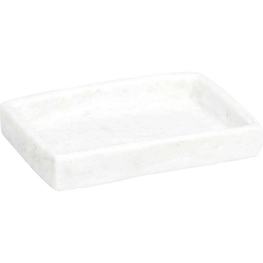 Σαπουνοθήκη Polyresin Λευκή MRShome  DS-8880L07