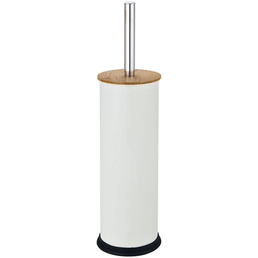 Πιγκάλ Μεταλλικό Ivory με Μπαμπού Καπάκι MRShome  DS-8933B07
