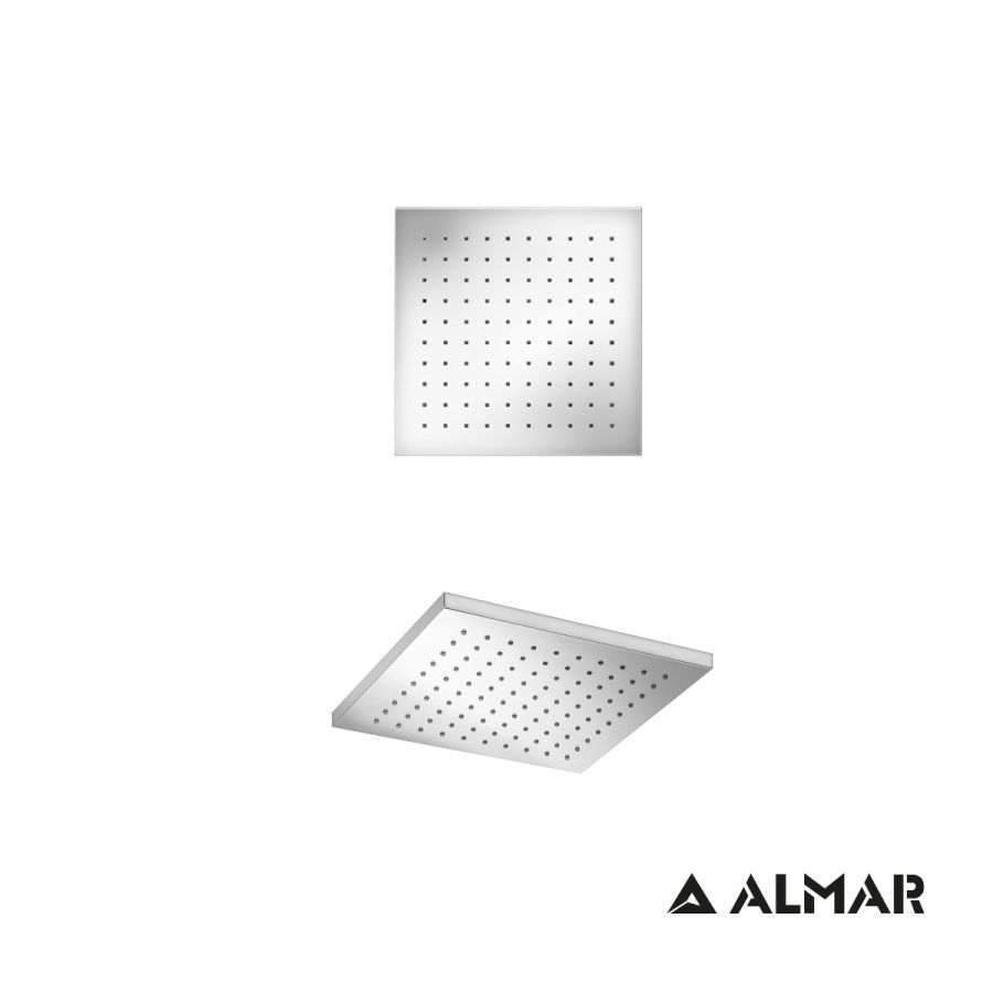 Κεφαλή Ντουζ Emotion 25x25 ABS, Almar Chrome E044220-100
