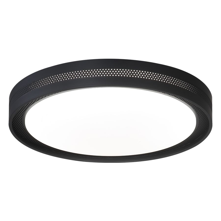 Πλαφονιέρα Οροφής Μαύρο Μέταλλο 50xH7cm Led max 70w 3375lm CCT 3000-6000K Dimmable by Remote Control Sun Light EVE-50 