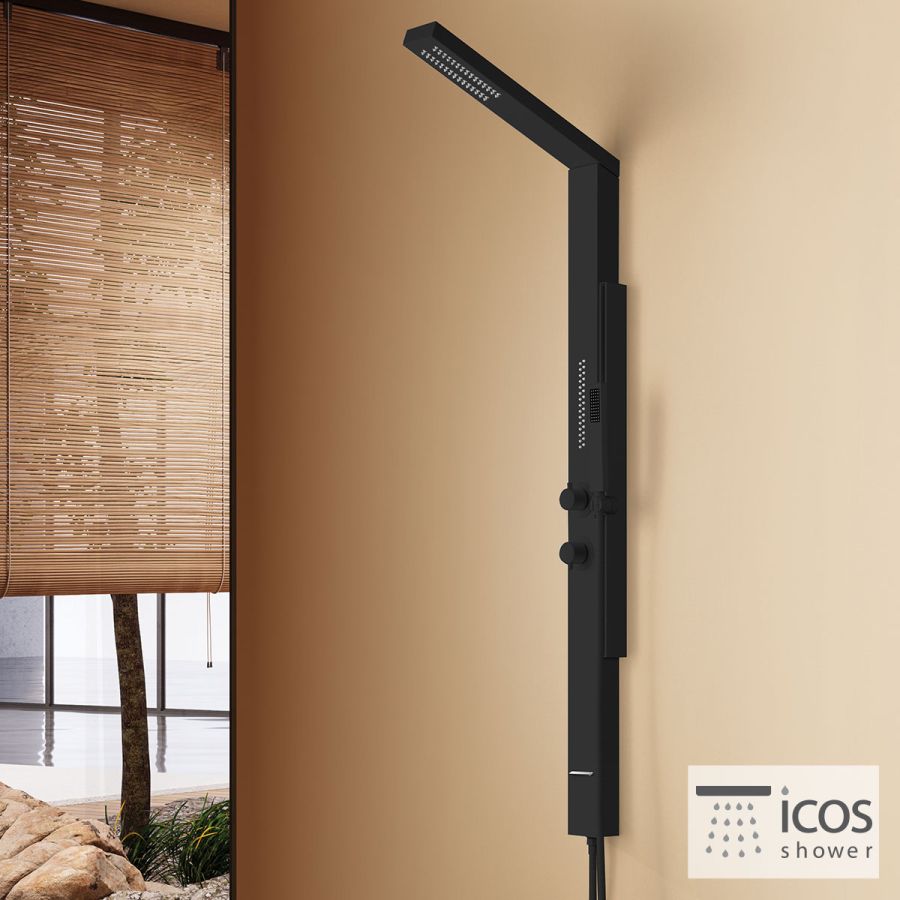 ΣΤΗΛΗ ΝΤΟΥΖ FINA ICOS ΥΨΟΣ 140 εκ. BLACK MATT FINA-400