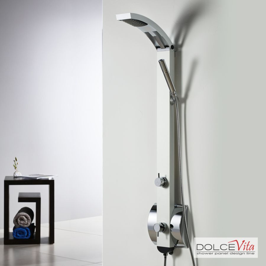 Στήλη Ντουζ IDEA με μίκτη alu satin IDEA-100