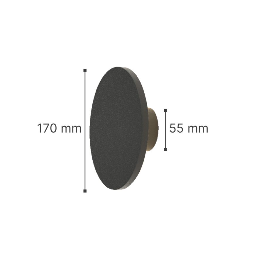 Φωτιστικό Επιτοίχιο IP54 D:17cmx5.5cm LED 8W 3CCT Outdoor Wall Lamp White  it-Lighting Geneva 80201120