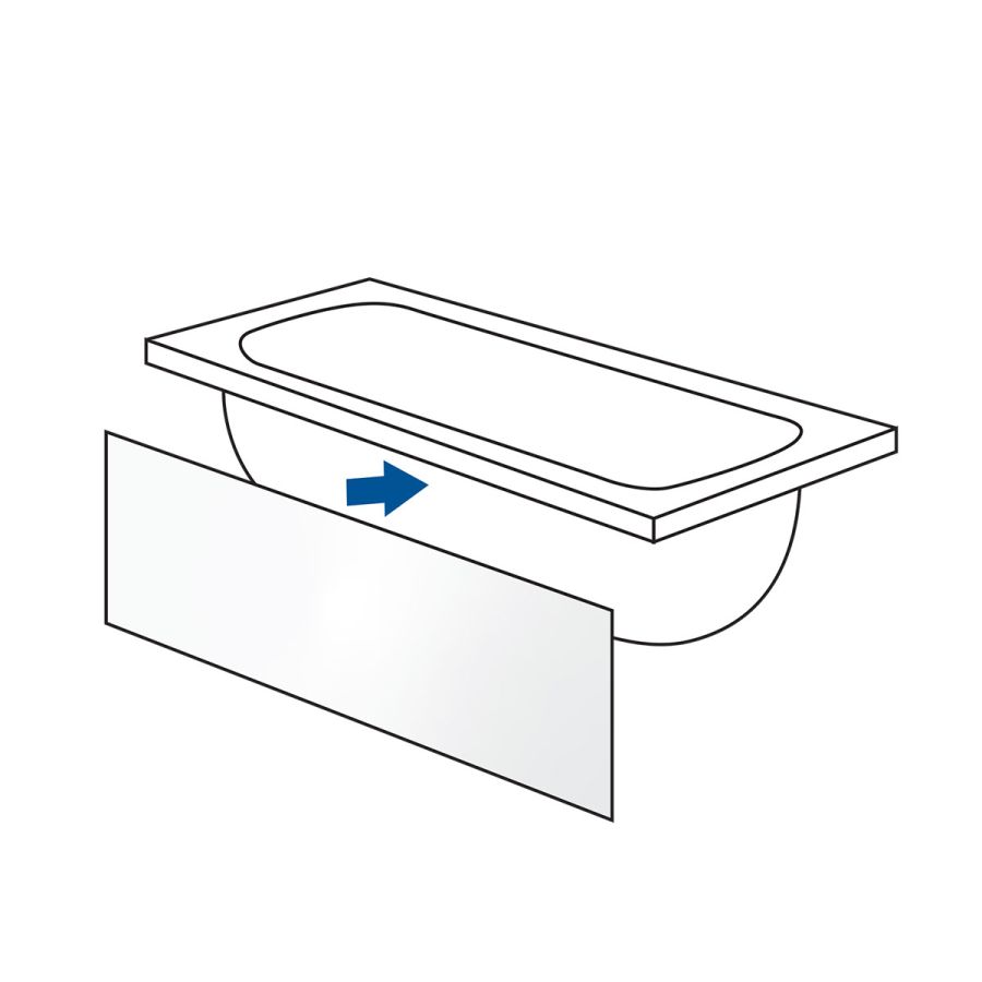 Ποδιά εμπρός για υδρομασάζ 1600x515h P160/515/Y1