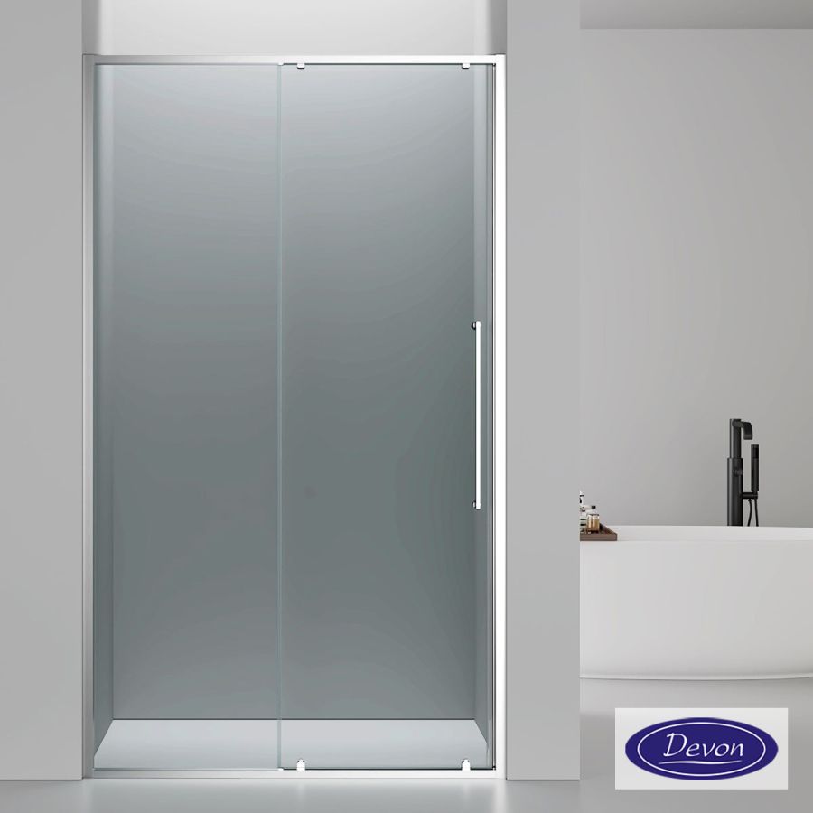 SLIDER 150 (147-150εκ) DEVON ELLI CLEAN-GLASS CHROME SLL150C-100