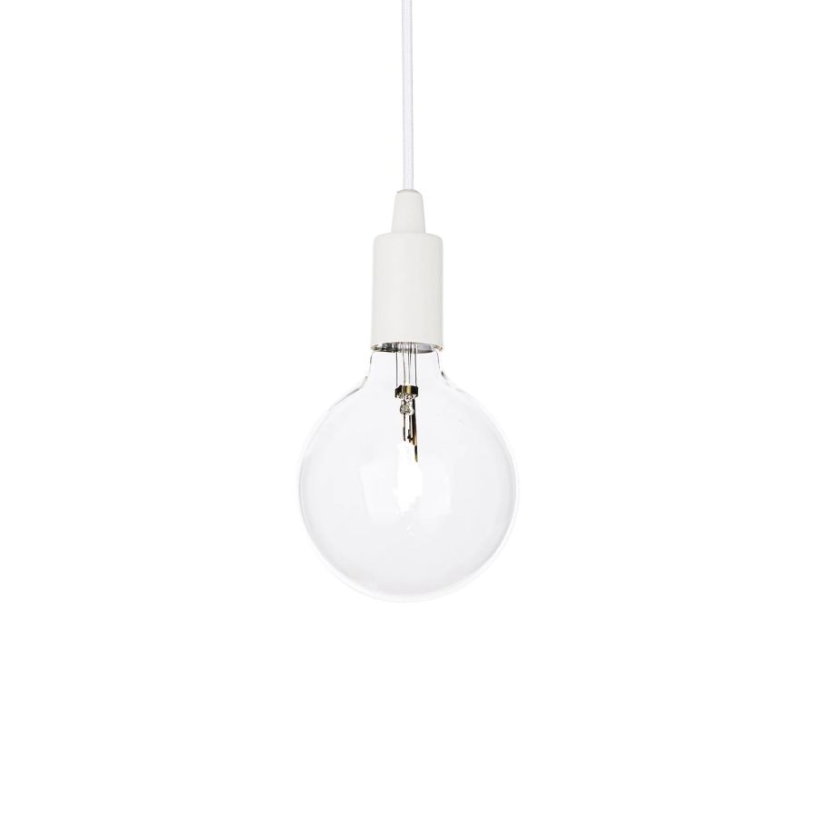 Κρεμαστό Φωτιστικό EDISON SP1 Λευκό Ideal Lux 113302