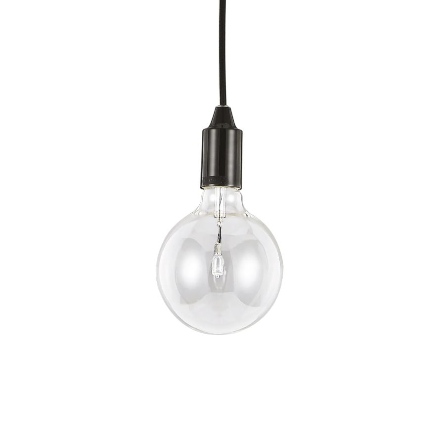 Κρεμαστό Φωτιστικό EDISON SP1 Μαύρο Ideal Lux 113319