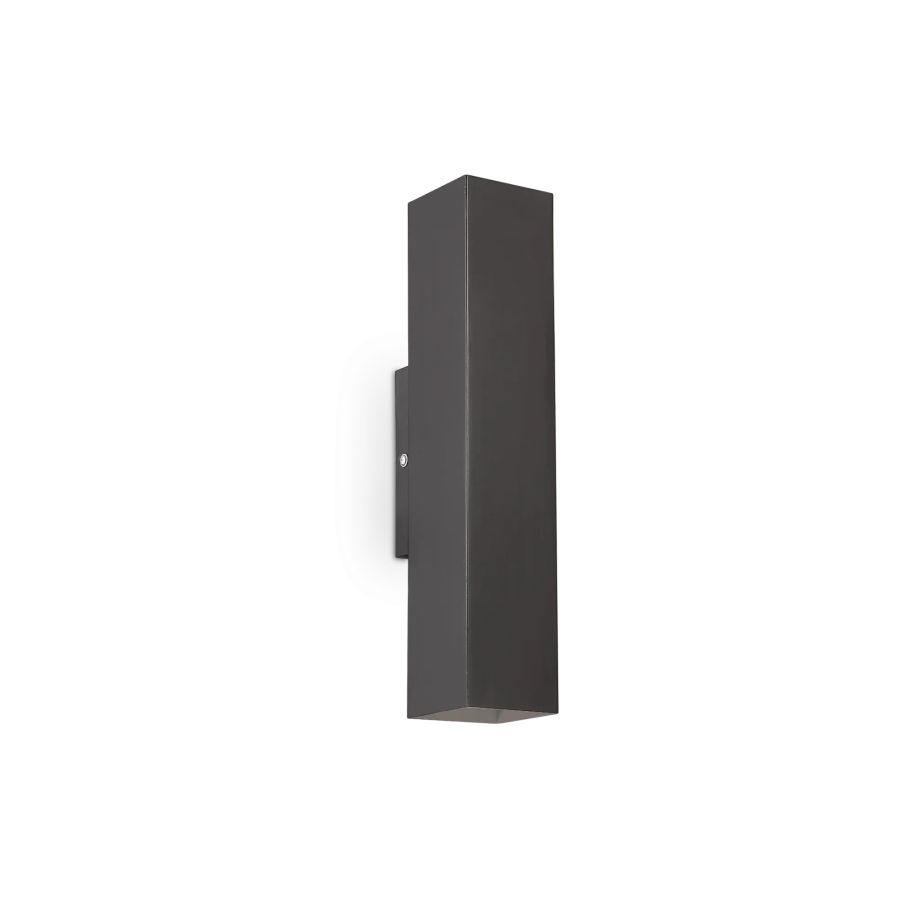 Απλίκα LOOK AP2 SQUARE D60 H300 Μαύρο Ideal Lux 126890
