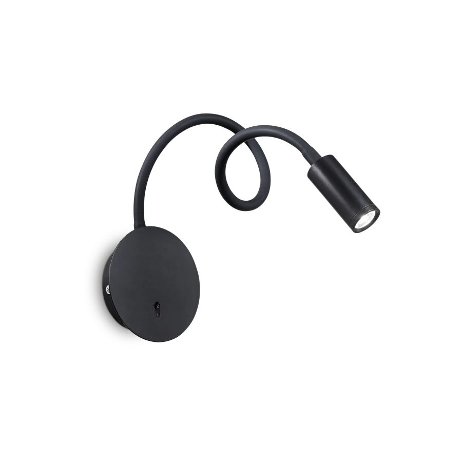 Απλίκα FOCUS-2 AP Μαύρο Ideal Lux 203195