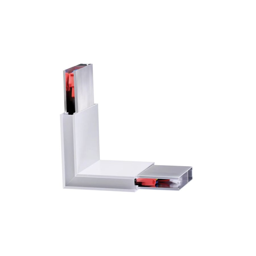 ANGOLO STEEL SP D20 Προφίλ ANGOLARE WIDE 3000K Λευκό Ideal Lux 241999