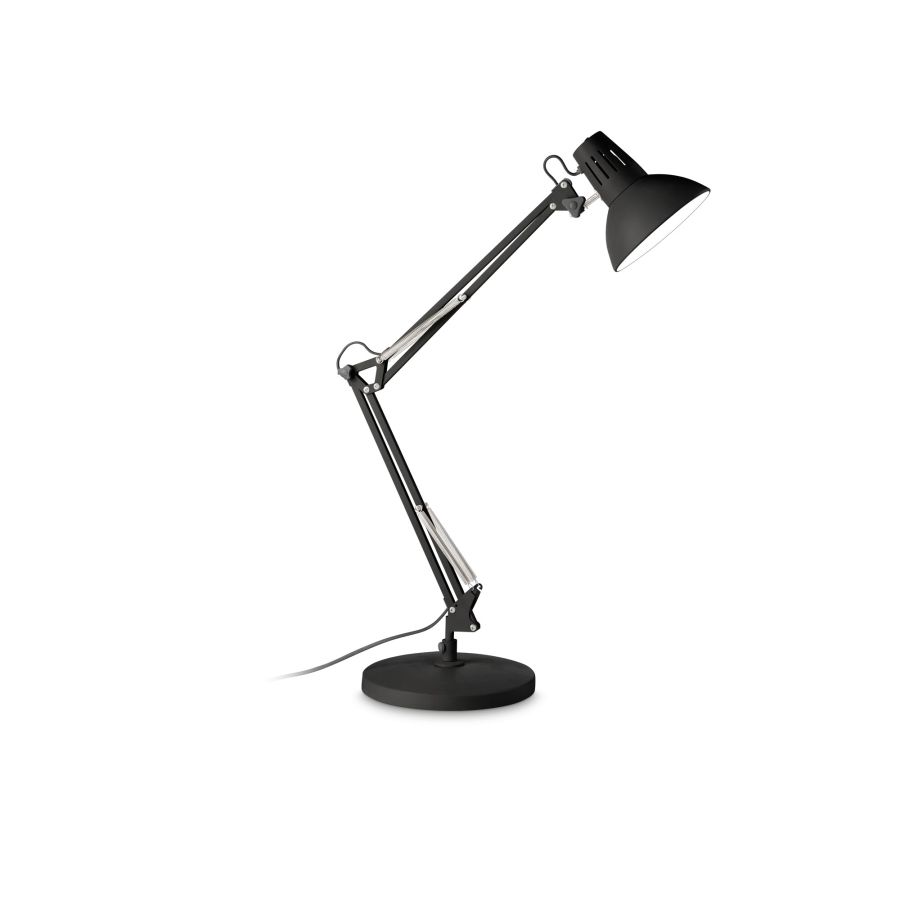 Επιτραπέζιο Φωτιστικό WALLY TL1 TOTALE Μαύρο Ideal Lux 265278