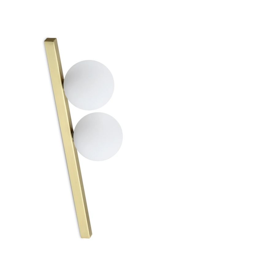 Φωτιστικό Οροφής BINOMIO PL2 Ορείχαλκος Ideal Lux 328447