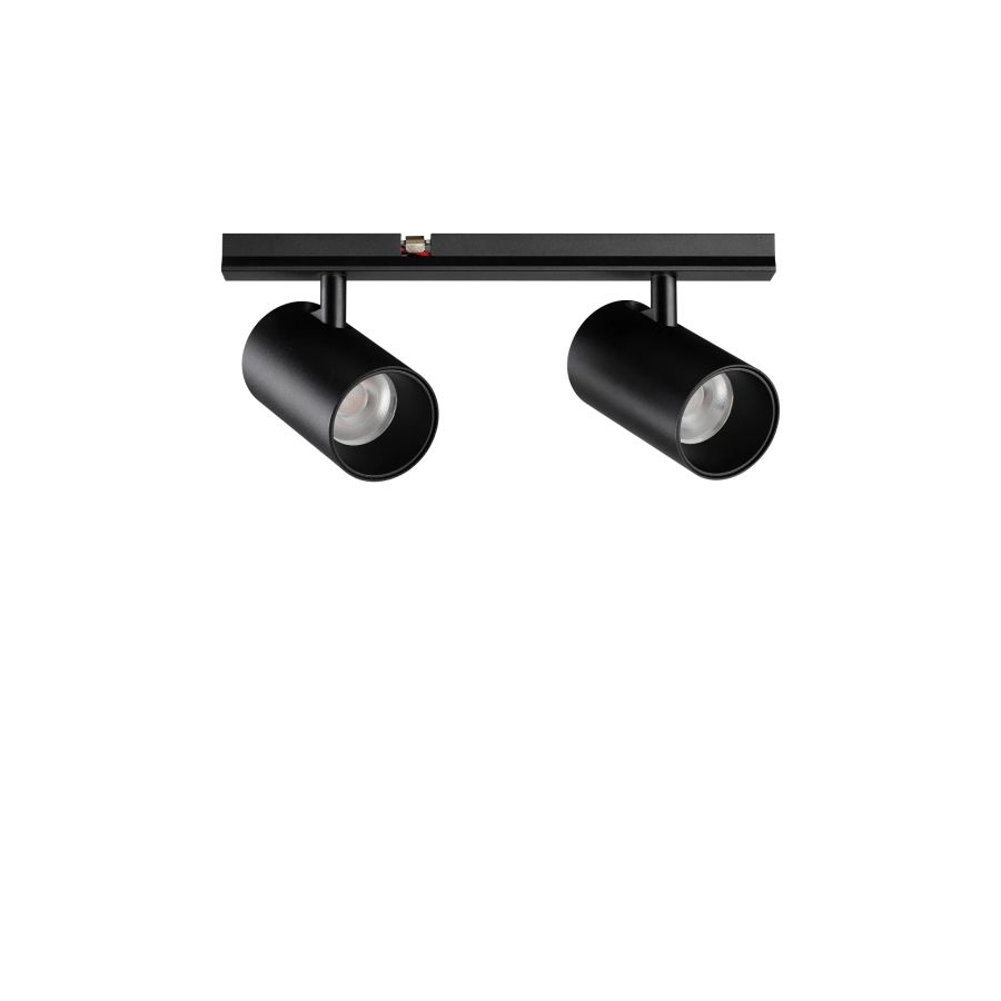 Γραμμικό Σύστημα Φωτισμού STICK SPOT DOUBLE 10W 3000K Μαύρο Ideal Lux 329536