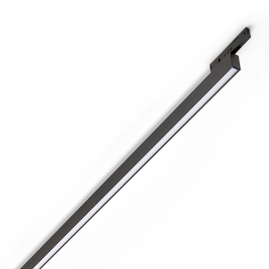 Γραμμικό Σύστημα Φωτισμού DEVA WIDE OUTER 12W 3000K Μαύρο Ideal Lux 332833