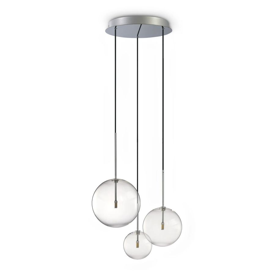 Κρεμαστό Φωτιστικό EQUINOXE SP3 Χρώμιο Ideal Lux 339696