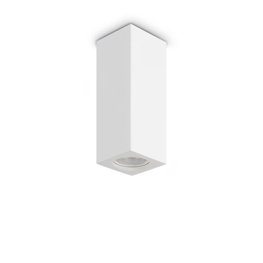 Φωτιστικό Οροφής LOOK PL1 SQUARE D70 H200 GESSO Ideal Lux 355764