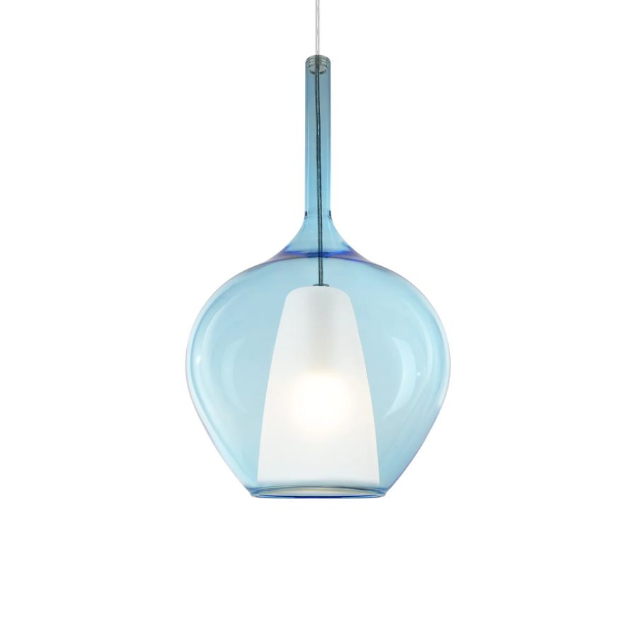 Κρεμαστό Φωτιστικό KALIQUE-1 SP1 D28 AZZURRO Ideal Lux 359588