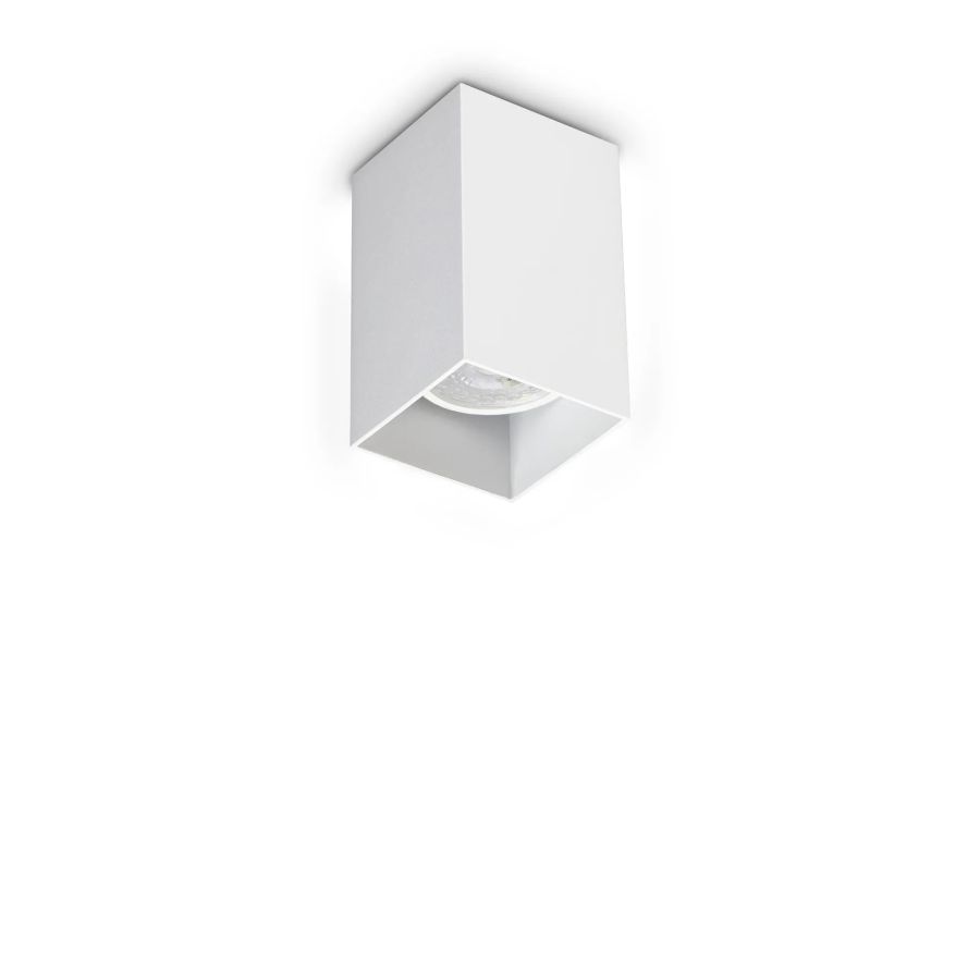 Φωτιστικό Οροφής LOOK PL1 SQUARE D60 H100 Λευκό Ideal Lux 367552