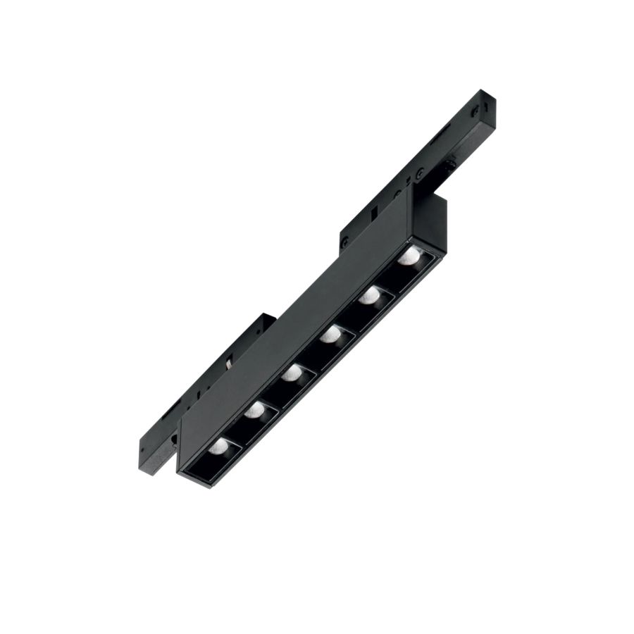 Γραμμικό Σύστημα Φωτισμού DEVA ACCENT 05W 4000K Μαύρο Ideal Lux 369907