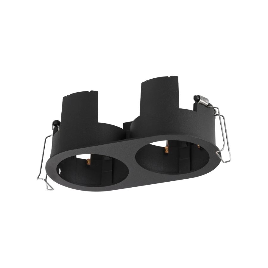 ACCESSORI BEYOND CORNICE CON BORDO DOPPIA 10W Μαύρο Ideal Lux 370026