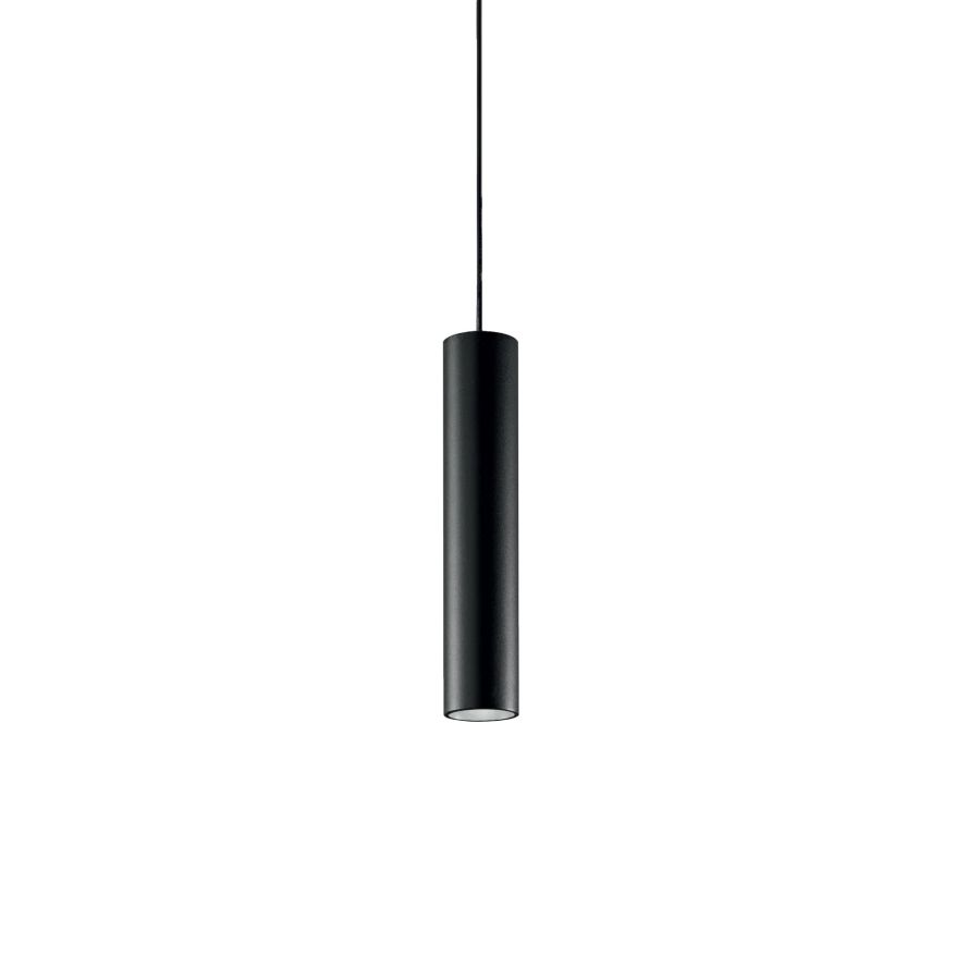 Γραμμικό Σύστημα Φωτισμού DEVA PENDANT TUBE 06W 4000K Μαύρο Ideal Lux 370095