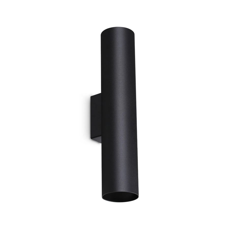 Απλίκα LOOK AP2 ROUND D60 H300 Μαύρο Ideal Lux 370118