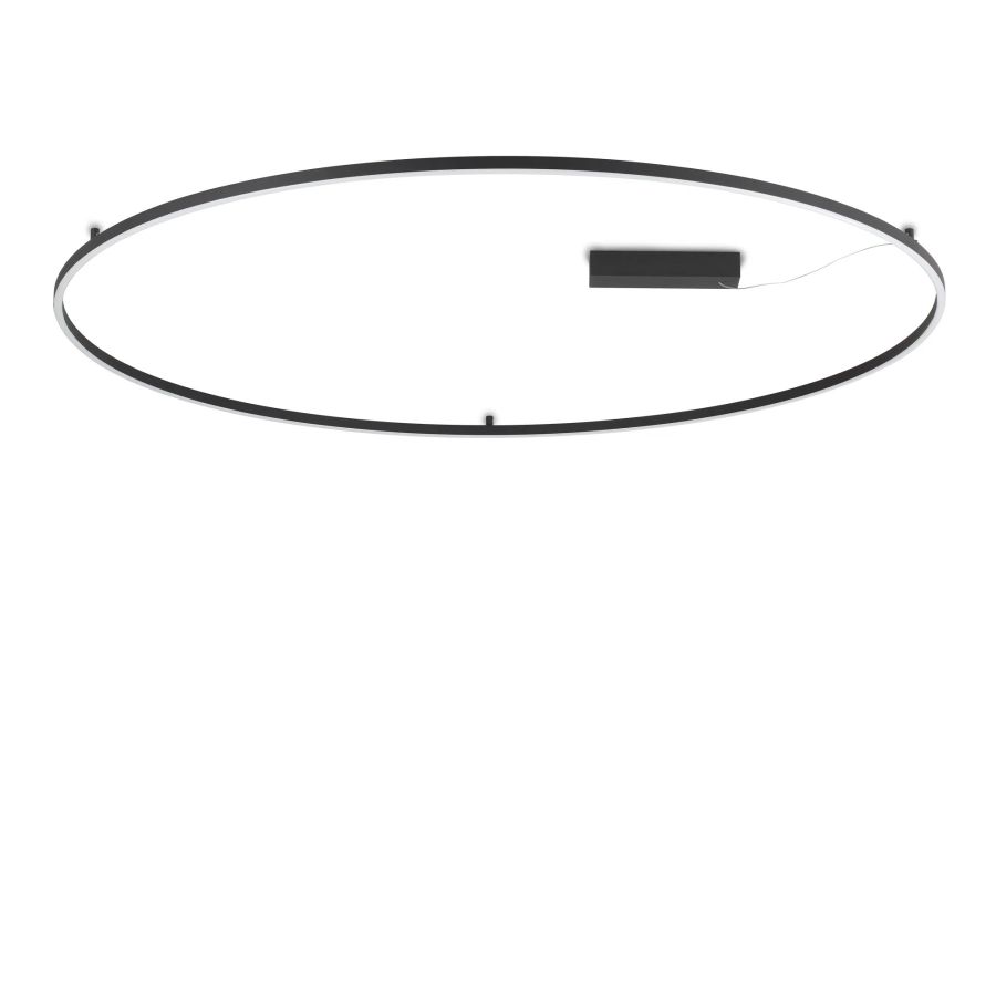 Φωτιστικό Οροφής ORACLE SLIM PL D150 ROUND 3000K ON-OFF NE Ideal Lux 370316