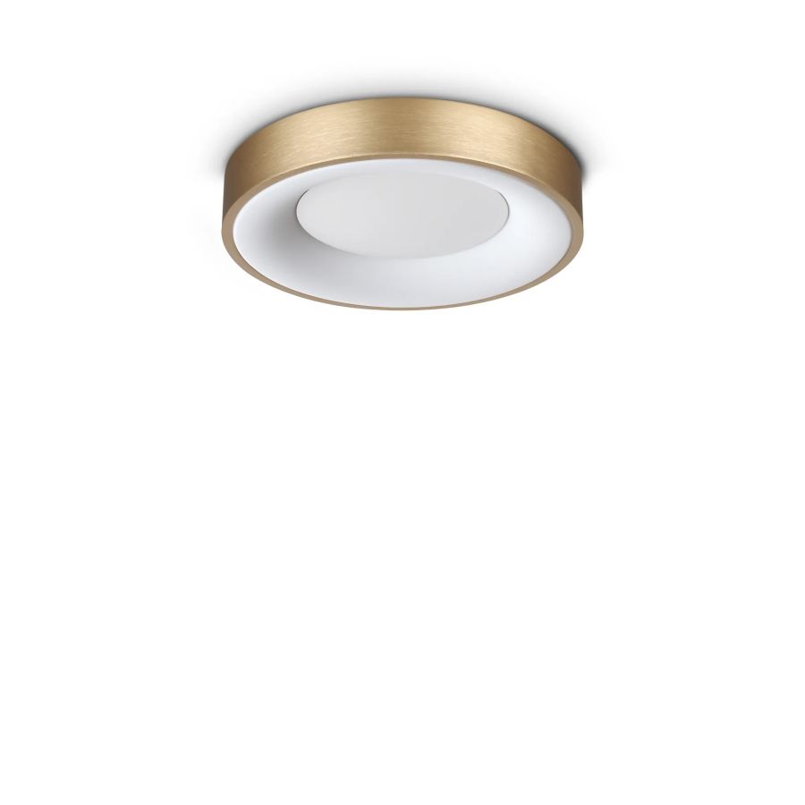 Φωτιστικό Οροφής PLANET PL D30 Ορείχαλκος Ideal Lux 370606