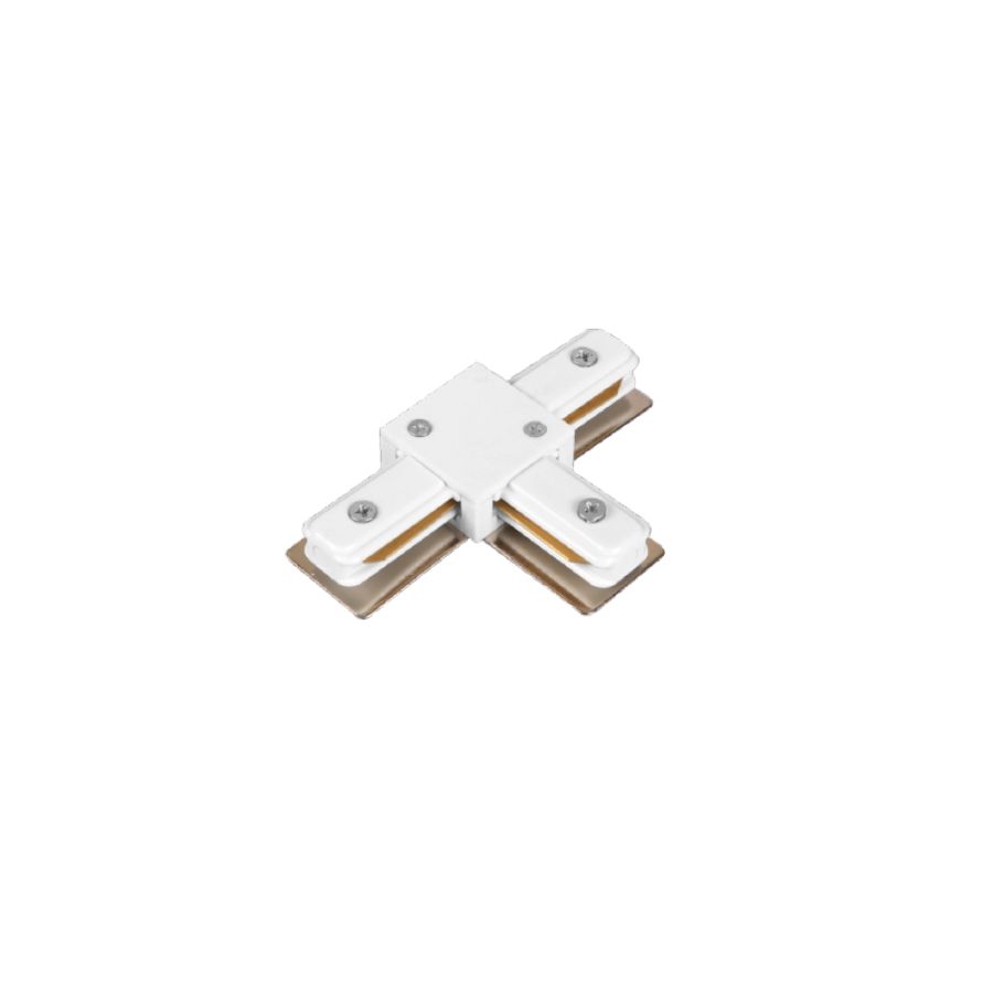 InLight Σύνδεσμος Τ Λευκός Μονοφασικής Ράγας TC1-030-WH