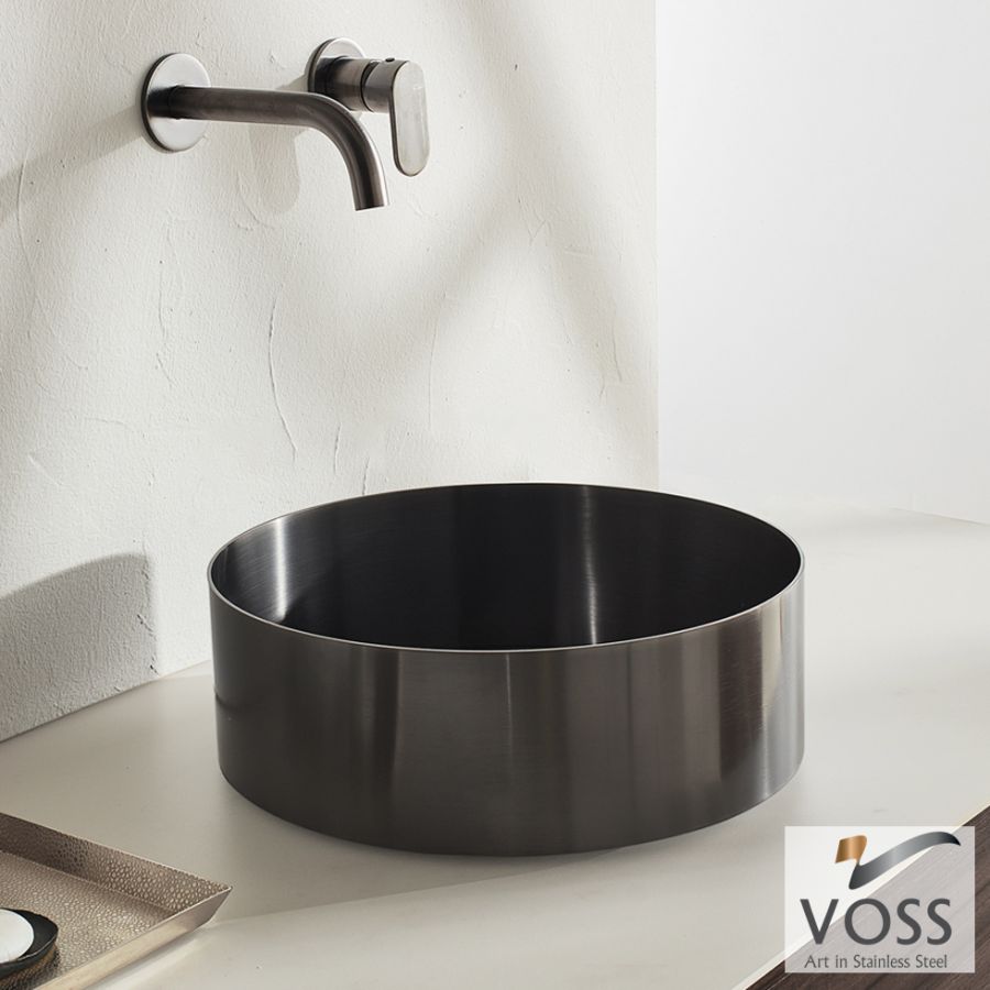 Νιπτήρας Milo Φ40 voss Inox PVD Black Brushed V1040-411