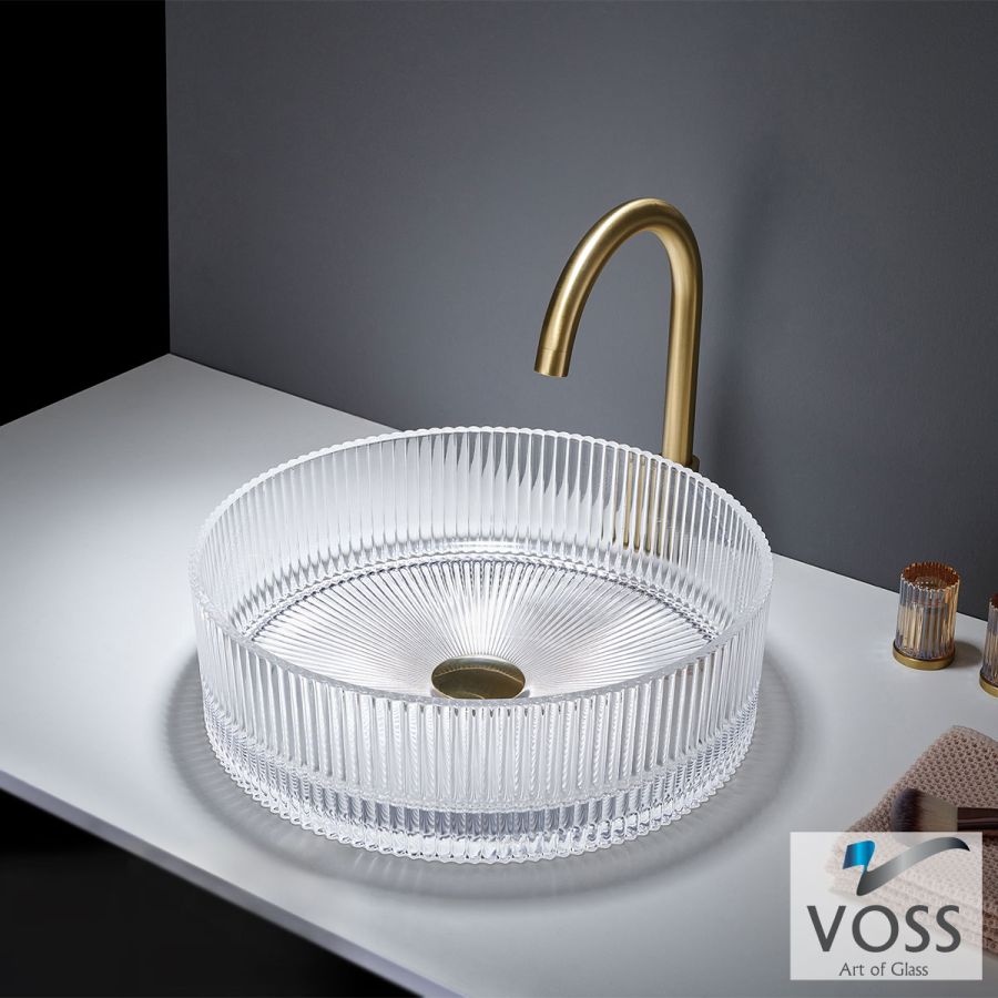 Νιπτήρας Γυάλινος RING-S Φ40 Voss GLass Clear VL1040-000