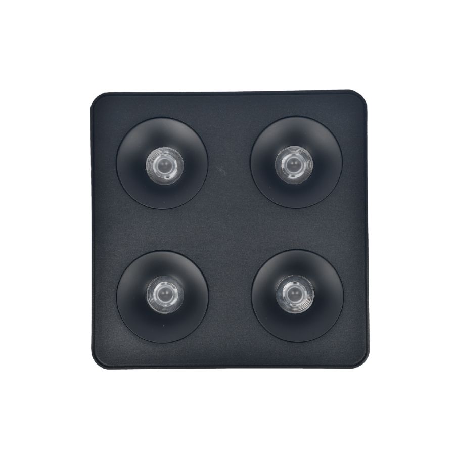 Downlight Mounted σποτ 4*8W 3CCT σε μαύρη απόχρωση X00290B