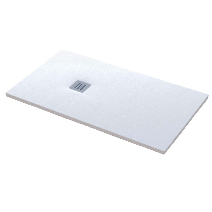 Sanitec A214 Ντουζιέρα Flat Stone 140×80 A214G-00-White