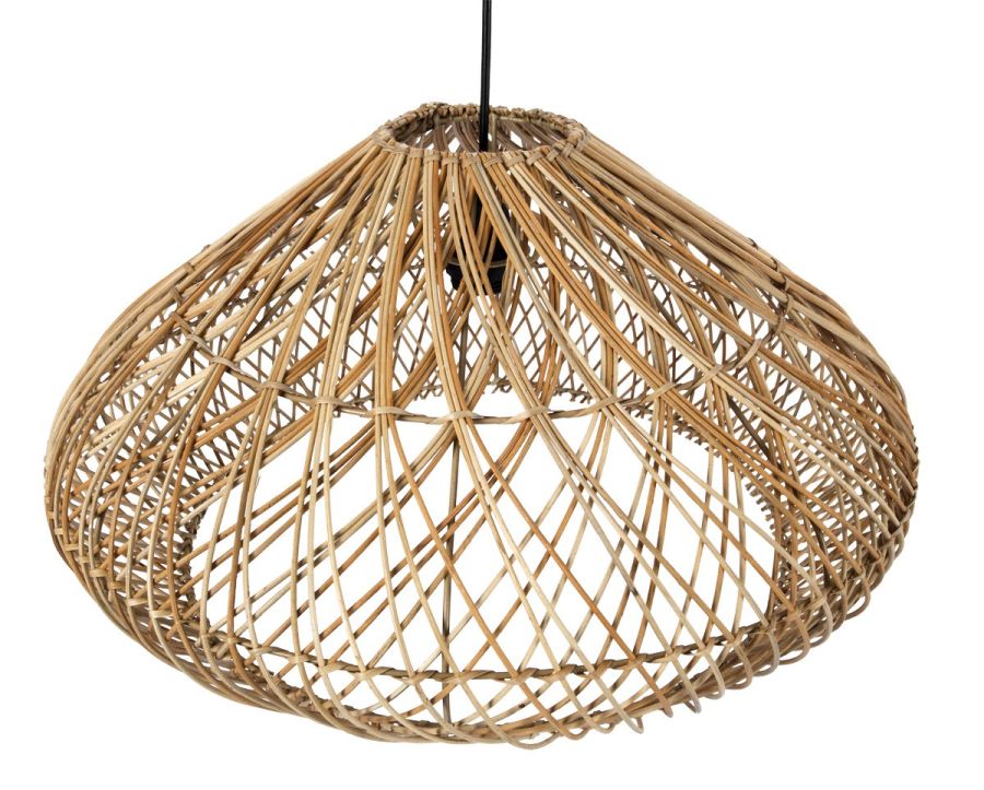 PDV  6852-55 ΚΡΕΜΑΣΤΟ 1/Φ ΑΠΟ ΡΑΤΑΝ ΦΥΣΙΚΟ ΧΡΩΜΑ ΣΧΕΔΙΟ  ΚΙΟΥΠΙ 1ΧΕ27 ARlight 0811697