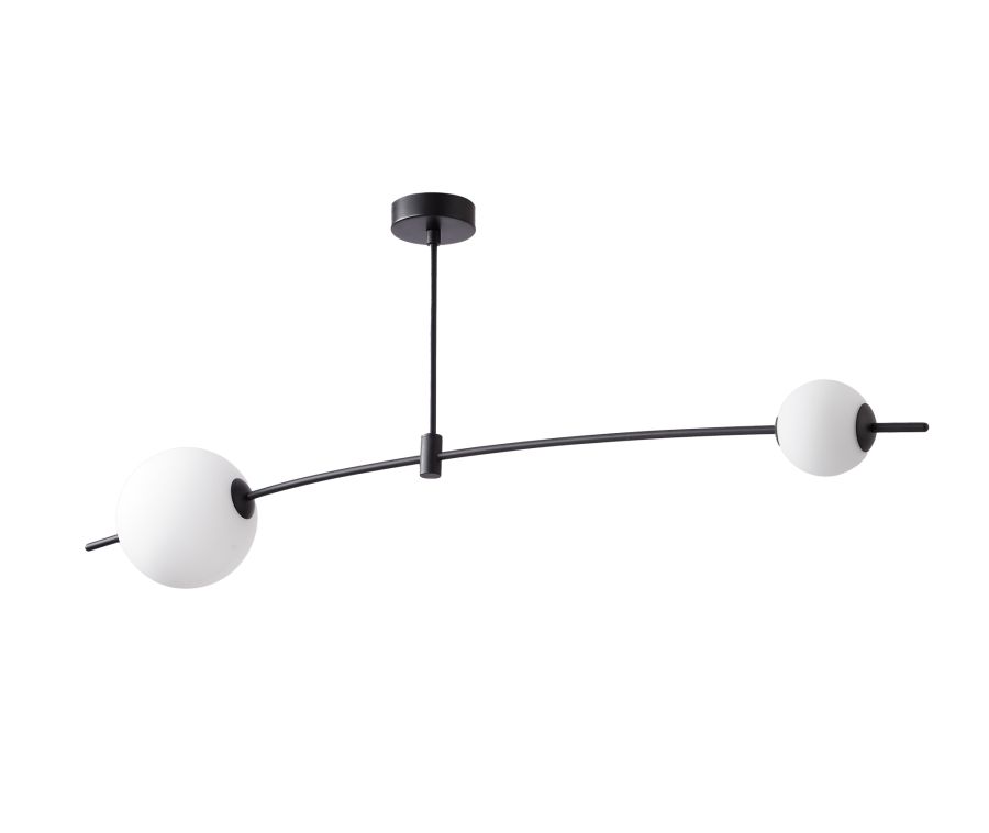 CCC 553-2 ΟΡΟΦΗΣ ΓΡΑΜΜΙΚΟ ΜΑΥΡΟΣ ΣΚΕΛΕΤΟΣ ΜΕ ΔΥΟ ΦΟΥΣΚΕΣ LED 20W 3000K 1200 LUM ARlight 0064222