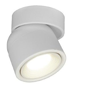 InLight Φωτιστικό Σποτ Οροφής LED 7W, 3000K , Λευκό, D:9x9,3cm 9096-White
