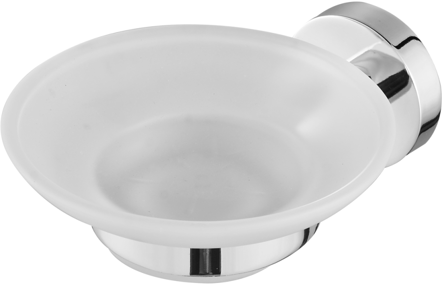 Σαπουνοθήκη Γυαλί Χρώμιο Bronze Art Fairmont MH08-10-10