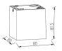 it-Lighting Monument 1xGU10 Outdoor Down Wall Lamp White D:8cm 80301024