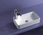 Νιπτήρας Μπάνιου Επιτραπέζιος 43,5*26,4*10 εκ. Ceramita F675